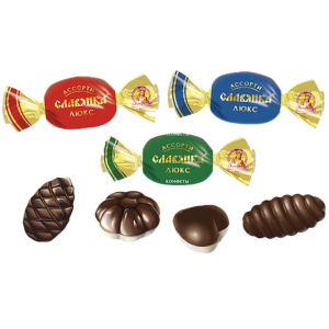 Конфеты шоколадные "Ассорти Славянка" люкс