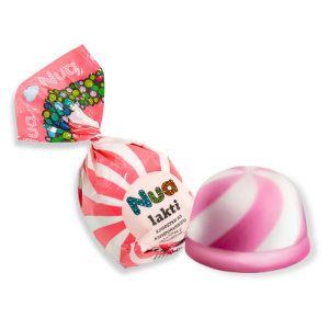 Конфеты глазированные "Lakti" йогурт клубника и сливки