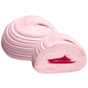 Зефир "Сокол" с фруктовой начинкой с ароматом малины 