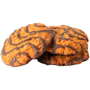 Печенье овсяное "Царское наследие" частично глазированное