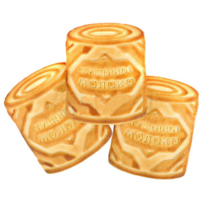 Печенье сахарное "Сгущенное молоко"