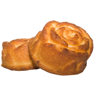 Кексы "Роза Молочная" с начинкой "Крем-ваниль"