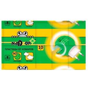 Пластины от комаров без запаха по 10шт "Nadzor"