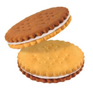 Крекер Кремделисс ШОКОЛАДНО-СЛИВОЧНЫЙ с начинкой (для детского питания)