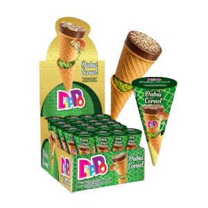 Изделие из десертной пасты и кусочками кадаиф в рожке "DipPo" 20г