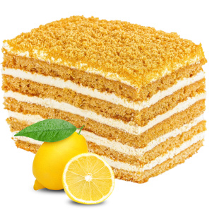 Медовик лимонный