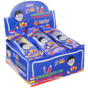 Жидкая конфета-гель со вкусом апельс.клубн.,(SUPER JOKER) Конфитой