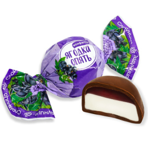 Конфеты глазированные с желейно-сбивными корпусами "Ягодка опять"