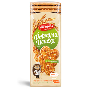 Печенье сахарное Формула успеха с кунжутом