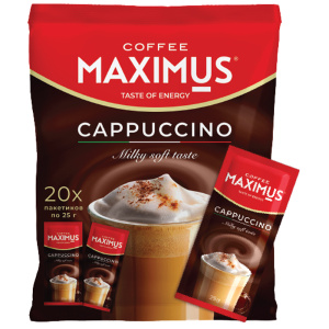 Напиток кофейный растворимый КАПУЧИНО ТМ Maximus 25гр