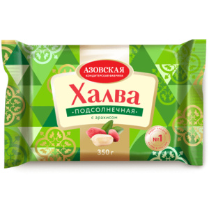 Халва подсолнечная С АРАХИСОМ 350гр