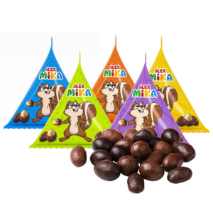 Драже арахис "AlexMilka" в темной глазури