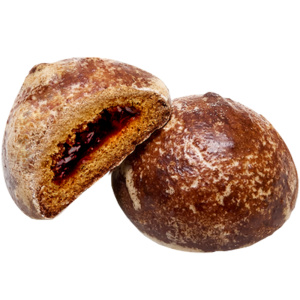 Пряники глазированные заварные "Слана" С вишневой начинкой