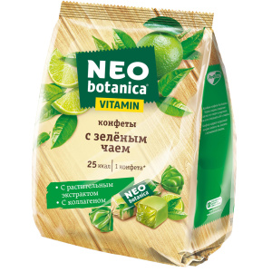Конфеты желейные"Neo botanica VITAMIN" с зеленым чаем 200гр