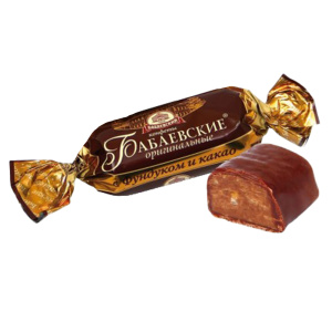 Конфеты глазированные "БАБАЕВСКИЕ" Оригинальные с фундуком и какао