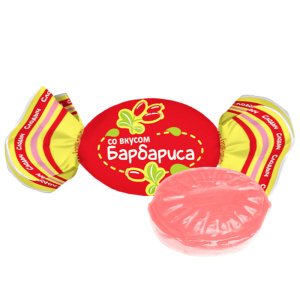 Карамель леденцовая "Со вкусом барбариса"