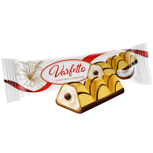 Конфеты Varfetto с кокосовой стружкой и кремовой начинкой