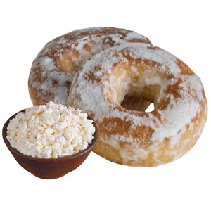 Пряники заварные глазированные без начинки "Нежные" с творожным вкусом