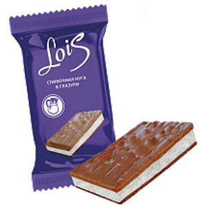 LOIS кондитерская плитка со сливочной нугой 80гр