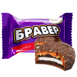 Конфеты "Бравер" со вкусом пломбира