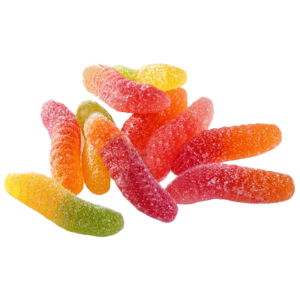 Мармелад жевательный Фруктовые фигурки в форме МИНИ ЧЕРВЯЧКА-КИСЛЯЧКА