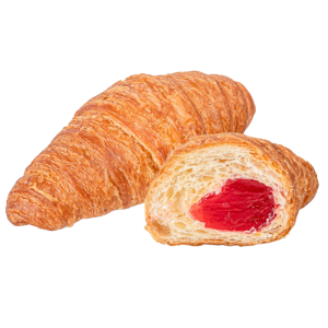 Круассан с начинкой со вкусом брусники