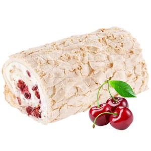 Рулет меренговый "Вишневый восторг"