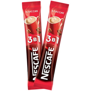 Нескафе 3 в 1 Классический. Напиток кофейный растворимый 14,5гр
