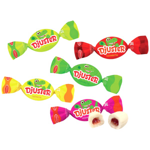 Конфеты жевательные с начинкой DJUSTER 