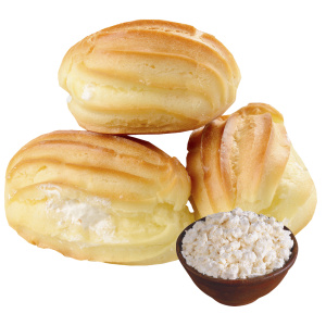 Заварное с творожным кремом