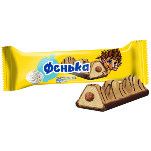 Конфеты "Фенька" с кремовой начинкой и глазированным дном