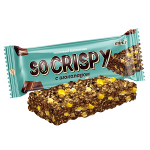 Батончик So Crispy с шоколадом MINIS