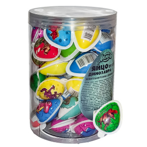 Жевательная резинка с джемом внутри "Яйцо динозавра"