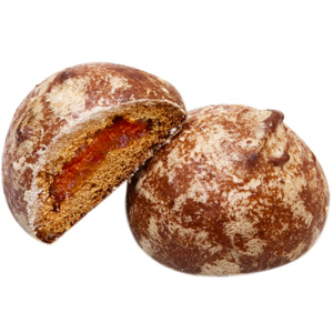 Пряники глазированные заварные "Слана" С абрикосовой начинкой