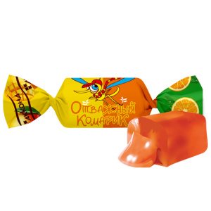 Конфеты ОТВАЖНЫЙ КОМАРИК со вкусом МАНГО-АПЕЛЬСИН