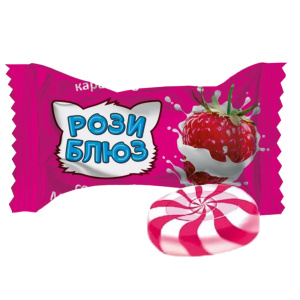 Карамель Рози Блюз со вкусом Малины и Сливок
