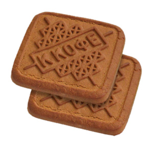 Печенье сахарное "К кофе" с какао