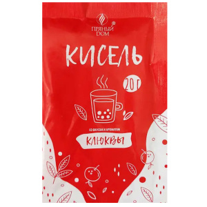 Кисель со вкусом КЛЮКВЫ 20гр