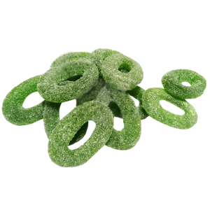 Мармелад жевательный Фруктовые фигурки в форме КОЛЕЧКА (кислячок)