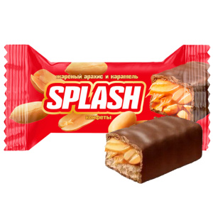 Конфеты SPLASH жареный арахис и карамель