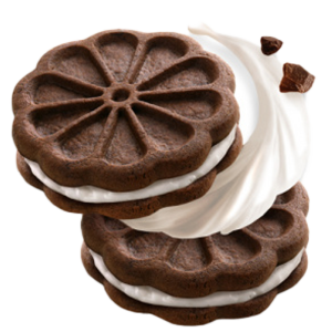 Печенье сахарное "Сэндвич шоко-де-лис" сливочный крем