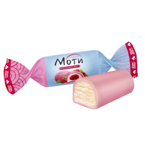 Конфеты неглазированные с корпусами из мягкой карамели с начинкой "Моти"