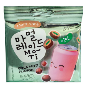 Мармелад "Asia Line" кусочки карандаша кислый со вкусом колы 45гр