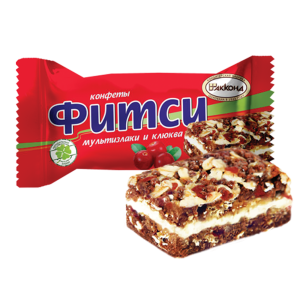 Конфеты Фитси мультизлаки и клюква
