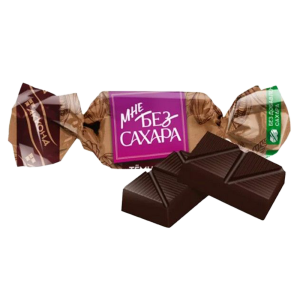Мини-шоколад темный "Мне без сахара"