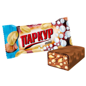 Конфеты "Паркур мини" с карамелью и арахисом