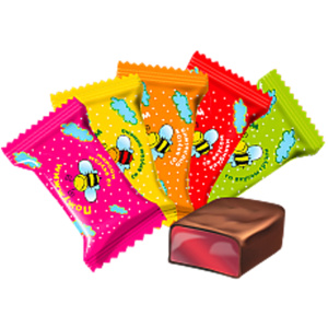 Конфеты желейные "Пожужжим МИКС"