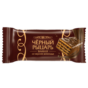 Конфеты вафельные глазированные с кремовой начинкой "Черный рыцарь"