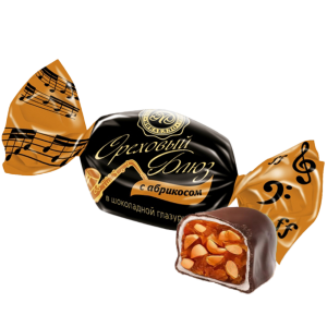 Конфеты глазированные "Ореховый блюз с Абрикосом в шоколадной глазури"