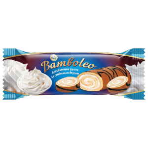 Рулет бисквитный "Bamboleo" со сливочным вкусом 145 гр
